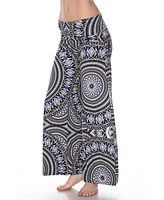 White Mark Geometric Print Palazzo Pants