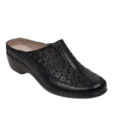 Easy Spirit Women's Dusk Block Heel Slip-on Casual Mules