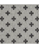 Novogratz Villa Vi- Gray 6'7" x 9'6" Outdoor Area Rug