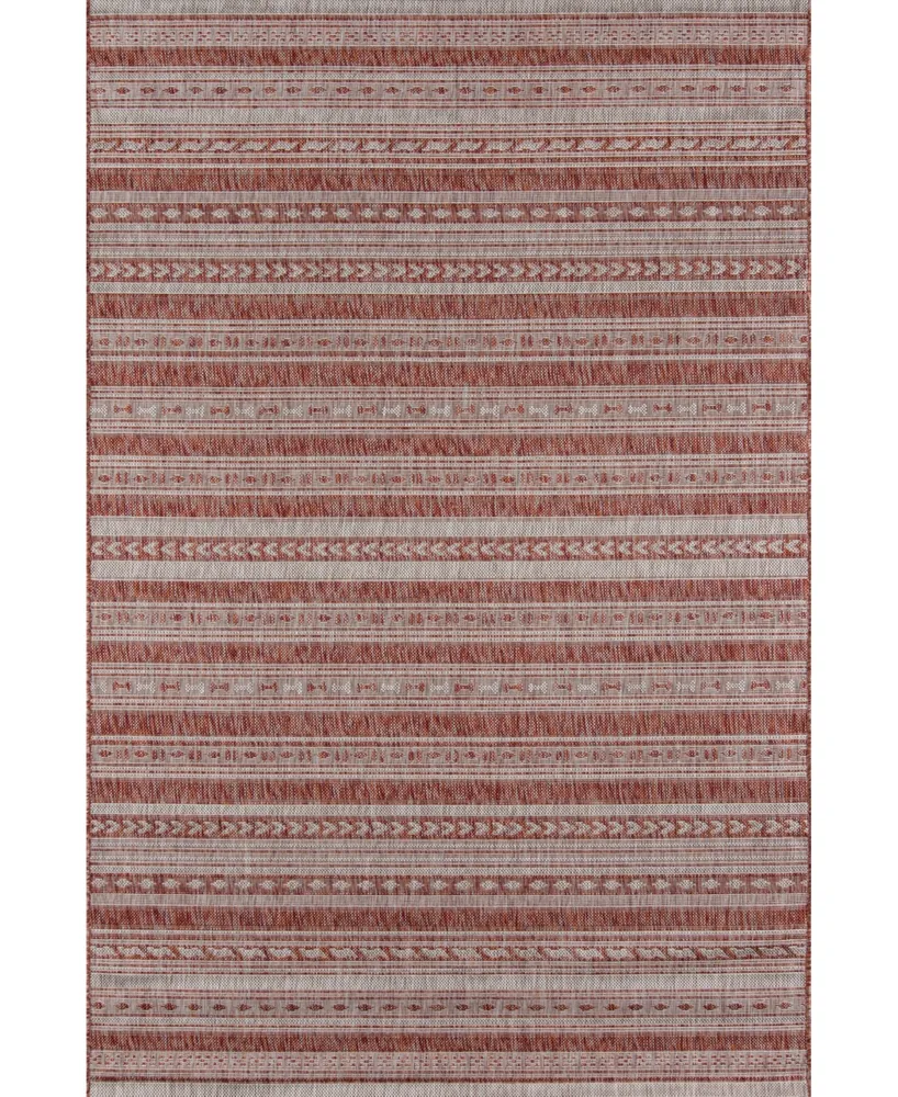 Novogratz Villa Vi-04 Copper 6'7" x 9'6" Outdoor Area Rug