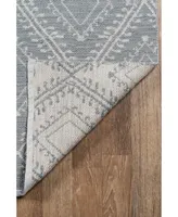 Erin Gates Easton Eas-1 Machine-Washable Pleasant Gray 7'6" x 9'6" Area Rug