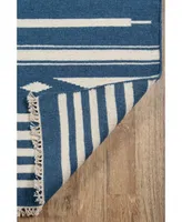 Erin Gates Thompson Tho-1 Billings Denim 2'3" x 8' Runner Area Rug