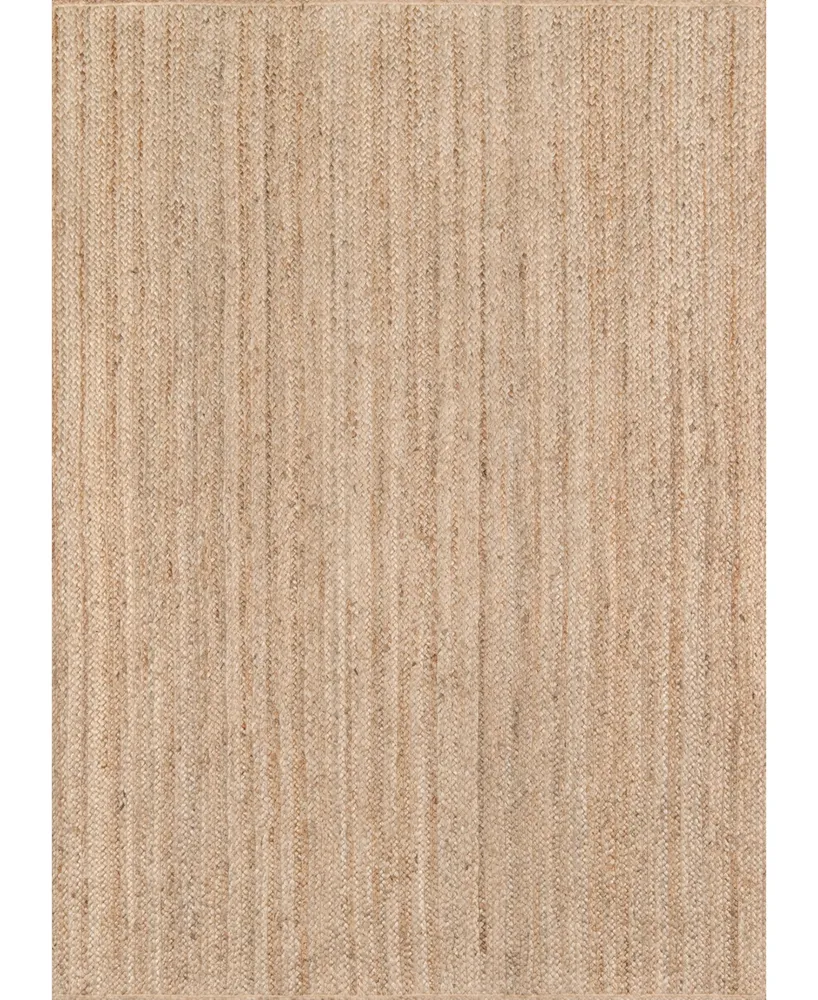 Erin Gates Westshore Jute Wes-1 Waltham Brown 2'3" x 8' Runner Area Rug