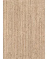 Erin Gates Westshore Jute Wes-1 Waltham Brown 2'3" x 8' Runner Area Rug