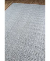 Erin Gates Ledgebrook Led-1 Washington Gray 2'3" x 8' Runner Area Rug