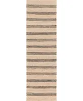 Novogratz Montauk Mtk-2 Charcoal 2'3" x 8' Runner Area Rug