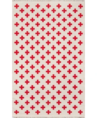Novogratz Topanga Top-1 Ivory 7'6" x 9'6" Area Rug