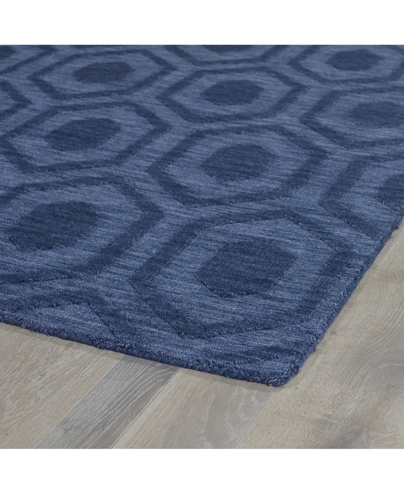 Kaleen Imprints Modern IPM01-17 Blue 3'6" x 5'6" Area Rug