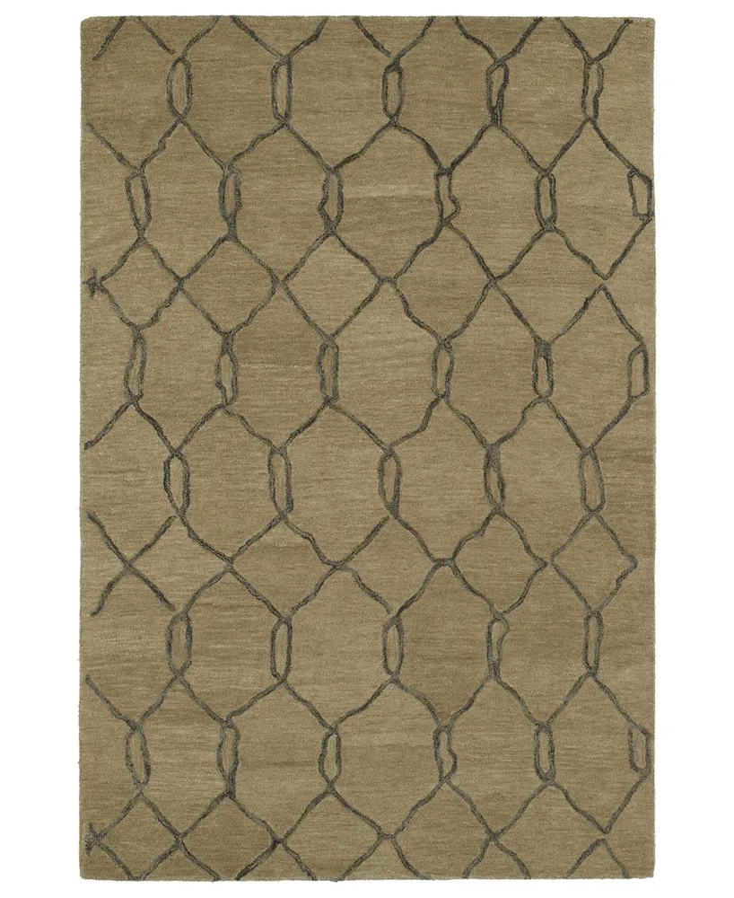 Kaleen Casablanca CAS02-82 Light Brown 5' x 8' Area Rug