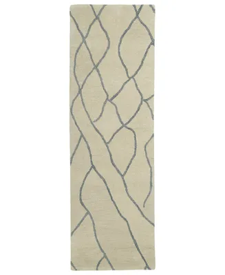 Kaleen Casablanca CAS03-01 Ivory 3' x 10' Runner Rug