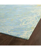 Kaleen Brushstrokes BRS01-17 Blue 2' x 3' Area Rug