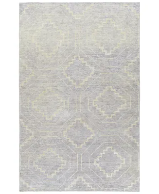 Kaleen Solitaire SOL13-20 Lavender 4 'x 6' Area Rug