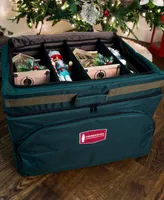 TreeKeeper Christmas Ornament Storage Box with Top Pocket