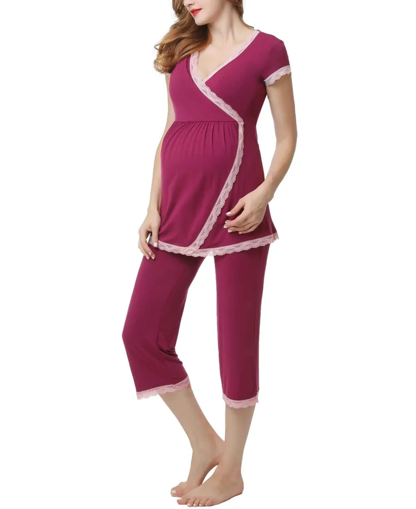 Kimi & Kai Cindy Maternity Nursing Pajama Set