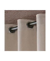 Exclusive Home Delano Indoor/Outdoor Grommet Top Curtain Panel Pair