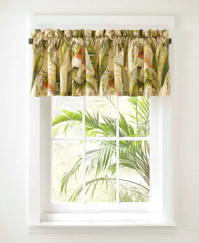 Tommy Bahama Palmiers Green Window Valance Coolsprings Galleria