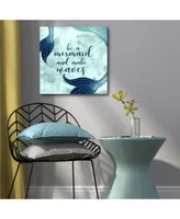 Courtside Market Mermaid Quotes I Gallery Wrapped Canvas Wall Art Collection