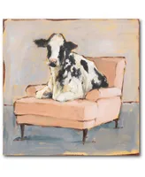 Courtside Market Moo-Ving in Ii 24" x 24" Gallery-Wrapped Canvas Wall Art