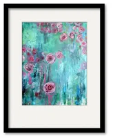 Courtside Market Hanging Rose I 16" x 20" Framed and Matted Art