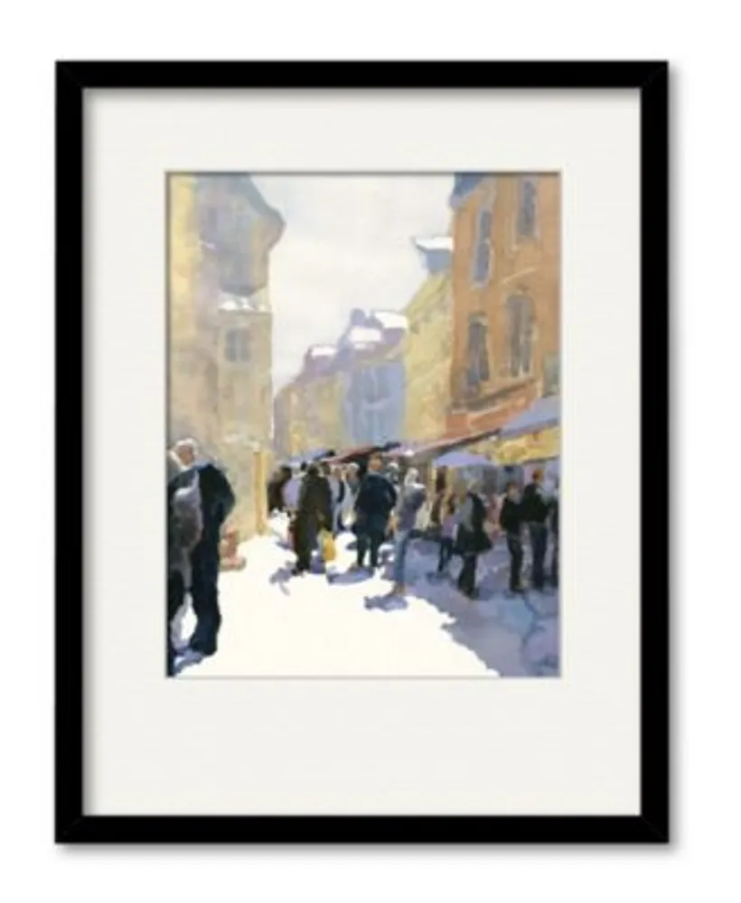 Courtside Market Street Fair Paris Framed Matted Art Collection