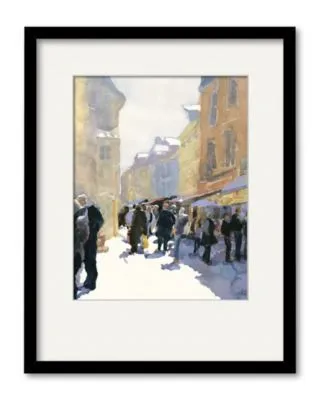 Courtside Market Street Fair Paris Framed Matted Art Collection