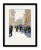 Courtside Market Street Fair Paris Framed Matted Art Collection