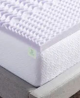 Dream Collection by Lucid 5-Zone Lavender Memory Foam Mattress Topper