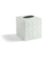 Cassadecor Embossed Porcelain Tissue Holder