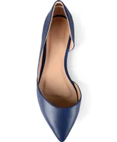 Journee Collection Women's Cortni Pointed Toe d'Orsay Flats