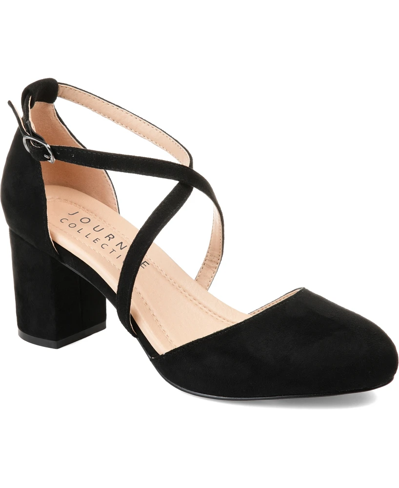 Journee Collection Women's Foster Crisscross Heels