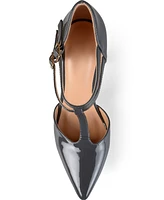 Journee Collection Women's Tru T Strap Stiletto Pumps
