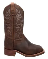 AdTec Men's 11" Western Square Toe Brown