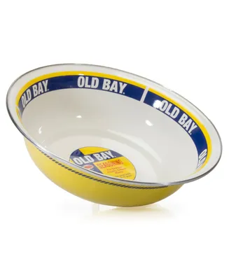 Golden Rabbit Old Bay Enamelware Collection 4 Quart Serving Bowl