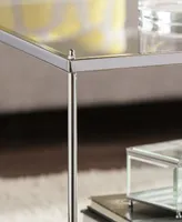 Ashe Glam Mirrored Cocktail Table