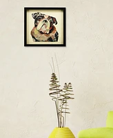 Empire Art Direct 'English Bulldog' Dimensional Collage Wall Art - 17'' x 17''