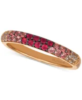 Le Vian Strawberry Layer Cake Multi-Gemstone (1/2 ct. t.w.) Ring 14k Rose Gold