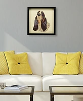 Empire Art Direct 'Basset Hound' Dimensional Collage Wall Art - 17'' x 17''