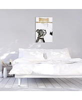 Empire Art Direct 'Fancy Bones' Frameless Free Floating Tempered Glass Panel Graphic Wall Art - 24" x 16''