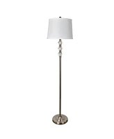 Crestview Collection 61.75" Crystal Floor Lamp