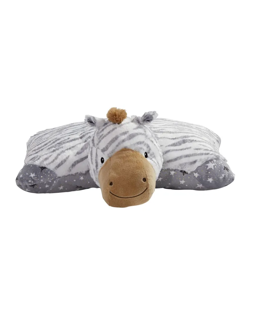 Pillow Pets Naturally Comfy Zebra Plush Stuffed Animal Plush Toy