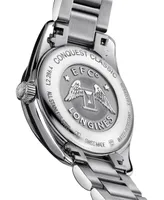 Longines Women's Swiss Conquest Classic Diamond (5/8 ct. t.w.) Stainless Steel Bracelet Watch 29mm