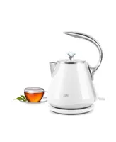 Elite Platinum 1.2L Cool-Touch Stainless Steel Electric Kettle, White