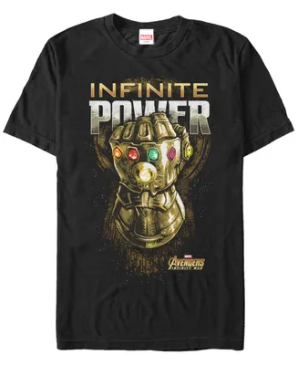 Marvel Men's Avengers Infinity War The Gauntlet of Infinite Power Short Sleeve T-Shirt
