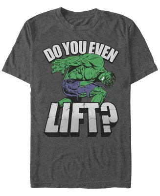 Marvel Men's Comic Collection Hulk Do You Even Lift Short Sleeve T-Shirt