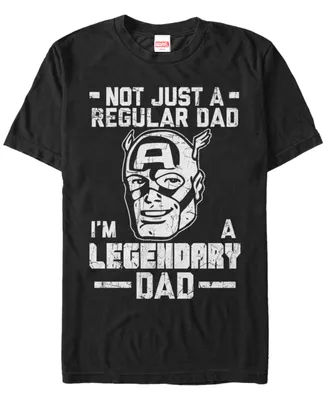 Fifth Sun Men's Legendary Dad Man Short Sleeve Crew T-shirt