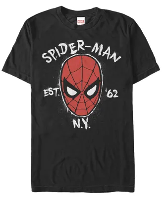 Marvel Men's Comic Collection Spider-Man Established 1962 Short Sleeve T-Shirt