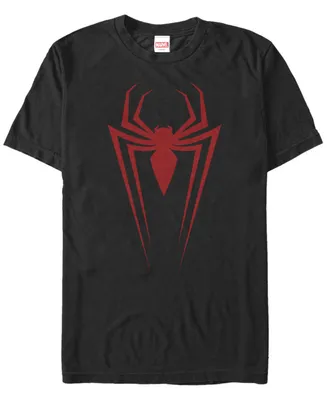 Marvel Men's Spider-Man Spider Chest Logo Costume Short Sleeve T-Shirt