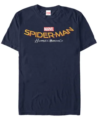 Marvel Men's Spider-Man Homecoming Logo Short Sleeve T-Shirt