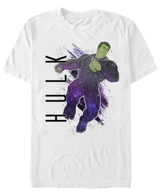 Marvel Men's Avengers Galaxy Painted Hulk Short Sleeve T-Shirt