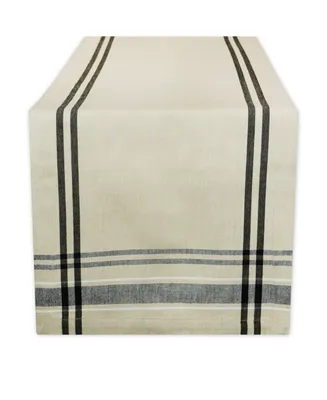 Chambray French Stripe Table Runner 14" x 108"